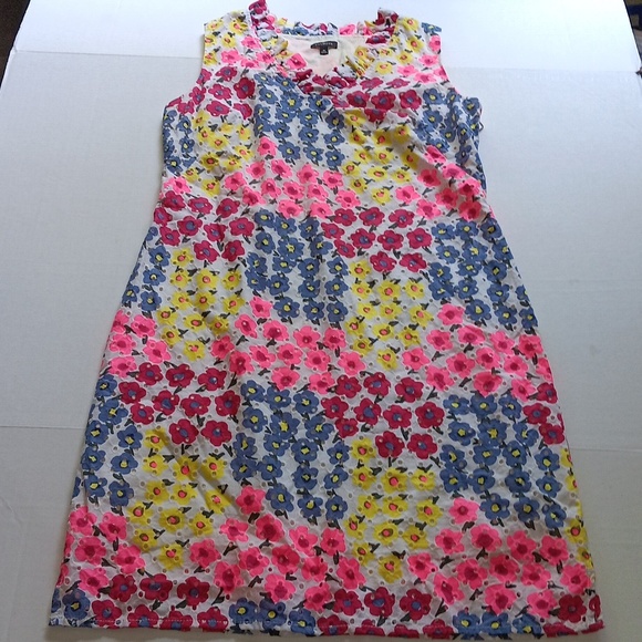 Talbots Dresses & Skirts - TALBOTS FLORAL DRESS PINK YELLOW  BLUE